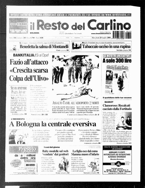 Il Resto del Carlino : giornale dell'Emilia